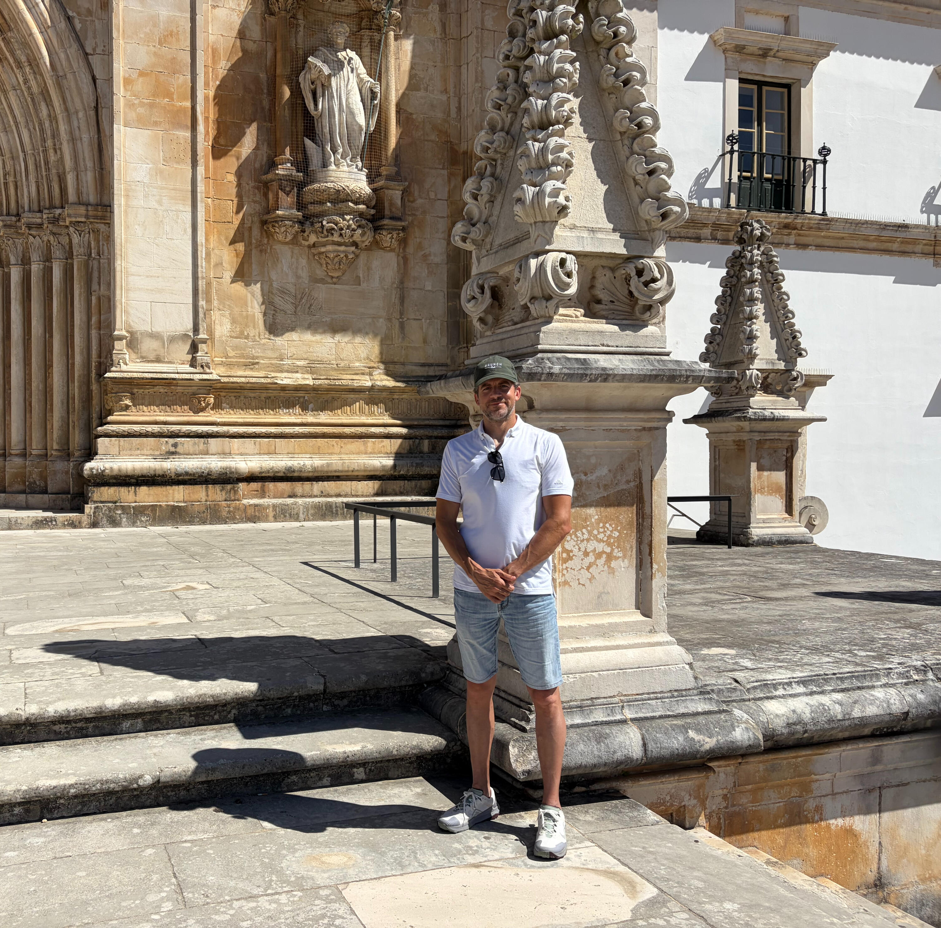 Joe, Portugal Revealed guide, at Monastery of Alcobaça