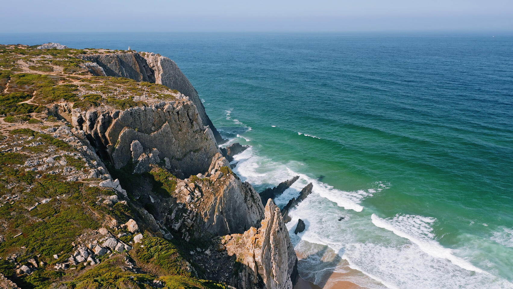 Rugged Atlantic cliffs near Ericeira